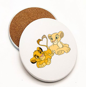 Onderzetter - De Leeuwenkoning - Simba en Nala 1