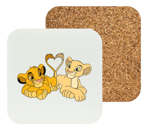 Onderzetter - De Leeuwenkoning - Simba en Nala 1