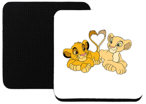 Onderzetter - De Leeuwenkoning - Simba en Nala 1