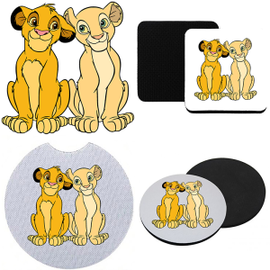 Onderzetter - De Leeuwenkoning - Simba en Nala 2