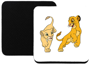 Onderzetter - De Leeuwenkoning - Simba en Nala 3