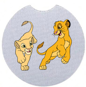 Onderzetter - De Leeuwenkoning - Simba en Nala 3