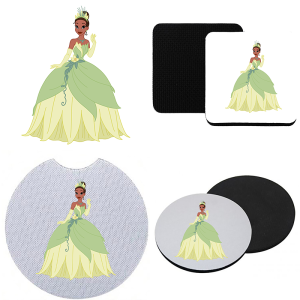 Onderzetter - De Prinses en de Kikker - Tiana 1