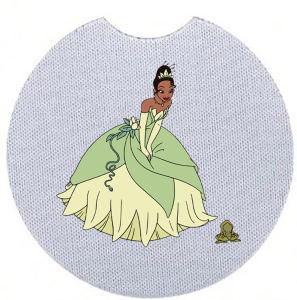 Onderzetter - De Prinses en de Kikker - Tiana en Naveen 1