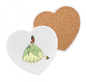Onderzetter - De Prinses en de Kikker - Tiana en Naveen 1