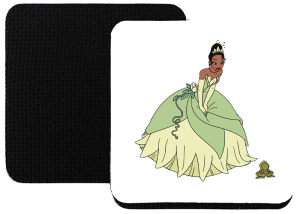 Onderzetter - De Prinses en de Kikker - Tiana en Naveen 1
