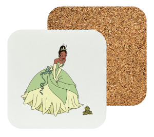 Onderzetter - De Prinses en de Kikker - Tiana en Naveen 1