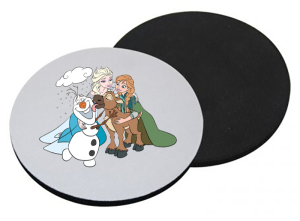 Onderzetter - Frozen - Anna, Elsa, Olaf en Sven 1