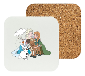 Onderzetter - Frozen - Anna, Elsa, Olaf en Sven 1