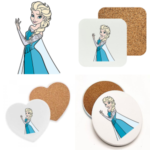 Onderzetter - Frozen - Elsa 1