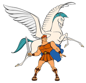 Onderzetter - Hercules - Hercules en Pegasus 1