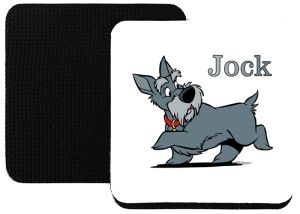 Onderzetter - Lady en de Vagebond - Jock 1