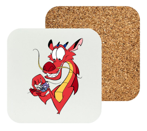 Onderzetter - Mulan - Mushu 1