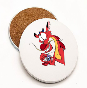 Onderzetter - Mulan - Mushu 1