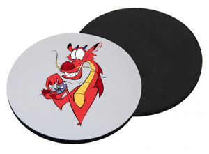 Onderzetter - Mulan - Mushu 1