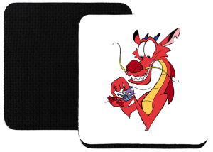 Onderzetter - Mulan - Mushu 1