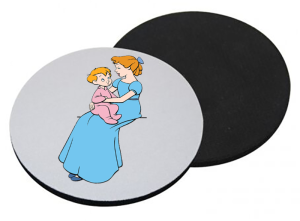 Onderzetter - Peter Pan - Wendy en Michiel 1