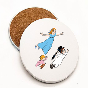 Onderzetter - Peter Pan - Wendy, Michiel en Jan 1