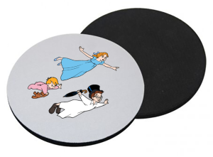 Onderzetter - Peter Pan - Wendy, Michiel en Jan 1