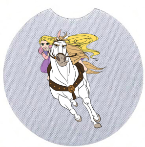 Onderzetter - Rapunzel - Rapunzel 1