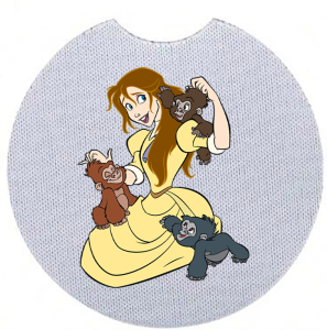Onderzetter - Tarzan - Jane 1