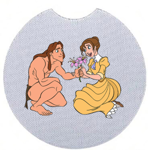 Onderzetter - Tarzan - Tarzan en Jane 1