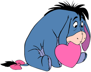 Onderzetter - Winnie de Poeh - Eeyore 2