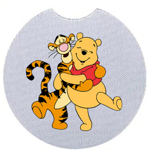 Onderzetter - Winnie de Poeh - Winnie de Poeh en Tijgertje 1