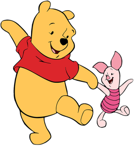 Onderzetter - Winnie de Poeh - Winnie de Poeh en Knorretje 1