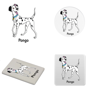 Magneet - 101 Dalmatiërs - Pongo 1