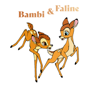 Magneet - Bambi - Bambi en Faline 1