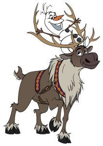 Magneet - Frozen - Olaf en Sven 1
