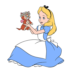 Sleutelhanger - Alice in Wonderland - Alice 2