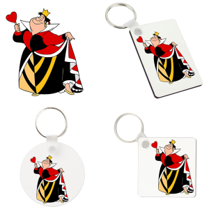 Sleutelhanger - Alice in Wonderland - De Hartenkoningin 1