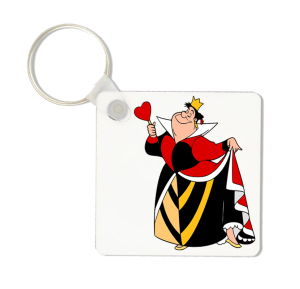 Sleutelhanger - Alice in Wonderland - De Hartenkoningin 1