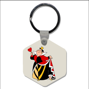 Sleutelhanger - Alice in Wonderland - De Hartenkoningin 1