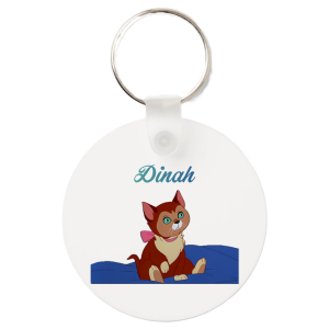 Sleutelhanger - Alice in Wonderland - Dinah 1