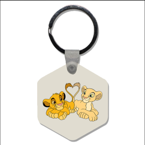 Sleutelhanger - De Leeuwenkoning - Simba en Nala 1
