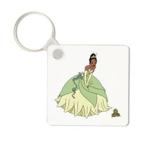Sleutelhanger - De Prinses en de Kikker - Tiana en Naveen 1