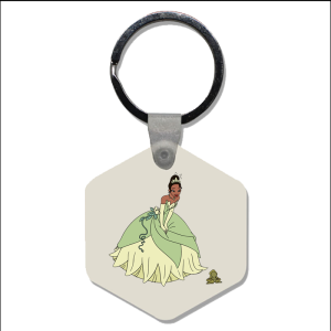 Sleutelhanger - De Prinses en de Kikker - Tiana en Naveen 1