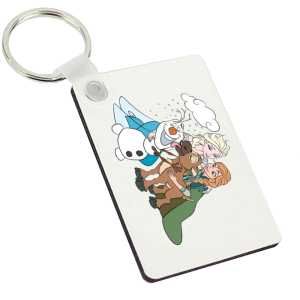 Sleutelhanger - Frozen - Anna, Elsa, Olaf en Sven 1
