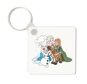 Sleutelhanger - Frozen - Anna, Elsa, Olaf en Sven 1