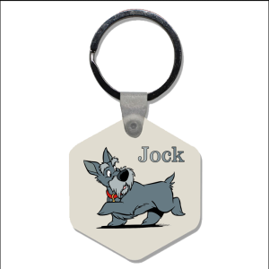 Sleutelhanger - Lady en de Vagebond - Jock 1