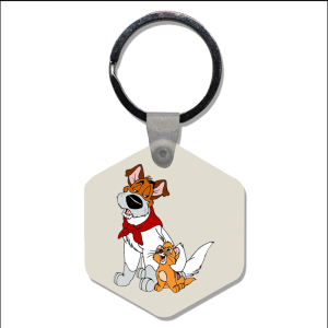 Sleutelhanger - Oliver en Co - Oliver en Dodger 1