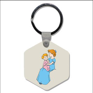 Sleutelhanger - Peter Pan - Wendy en Michiel 1