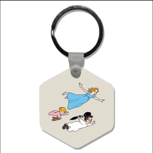 Sleutelhanger - Peter Pan - Wendy, Michiel en Jan 1