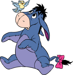 Sleutelhanger - Winnie de Poeh - Eeyore 1