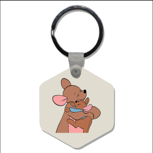 Sleutelhanger - Winnie de Poeh - Kanga en Roe 1