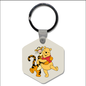 Sleutelhanger - Winnie de Poeh - Winnie de Poeh en Tijgertje 1