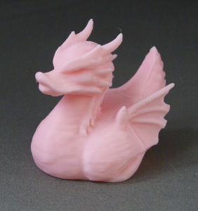 3D Prints - Draak Badeend 1 - Kersenroze (Sakura Pink)